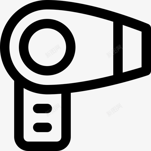 吹风机应用电子svg_新图网 https://ixintu.com 吹风机 应用电子 电子设备