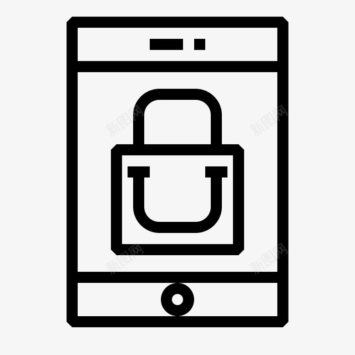 网上商店市场购物svg_新图网 https://ixintu.com 网上商店 市场 购物 智能 手机
