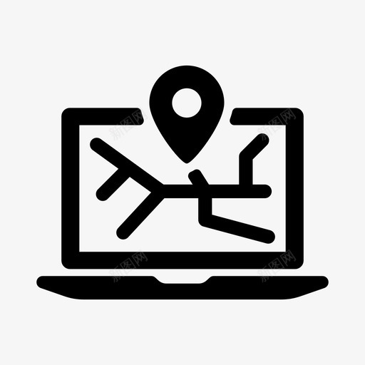 定位路线方向gpssvg_新图网 https://ixintu.com 定位 路线 方向 混合 图标