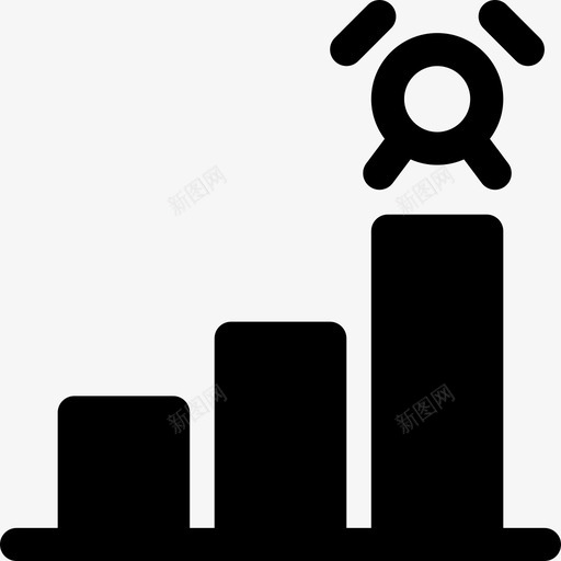 警报图表增加svg_新图网 https://ixintu.com 图表 警报 增加 通知 信号 增长 填充
