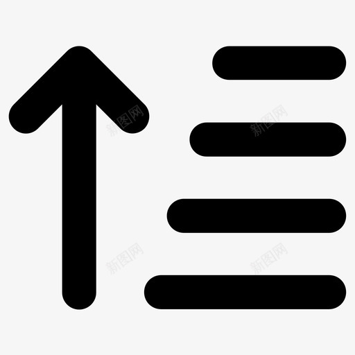 升序筛选列表svg_新图网 https://ixintu.com 排序 升序 筛选 列表