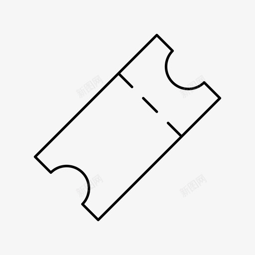 门票优惠券活动svg_新图网 https://ixintu.com 优惠券 门票 活动 电影 票券 轮廓 字形