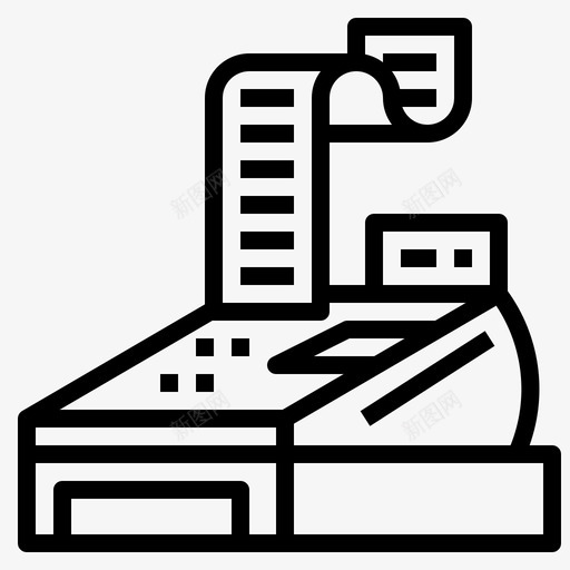 收银员收银机钱svg_新图网 https://ixintu.com 购物 收银员 收银机 钱付款 付款 工具 提纲
