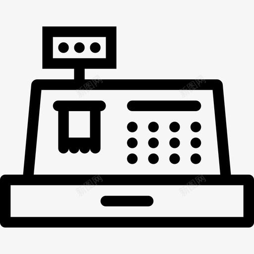 机器出纳出纳机器付款svg_新图网 https://ixintu.com 机器 出纳 付款 登记 商店