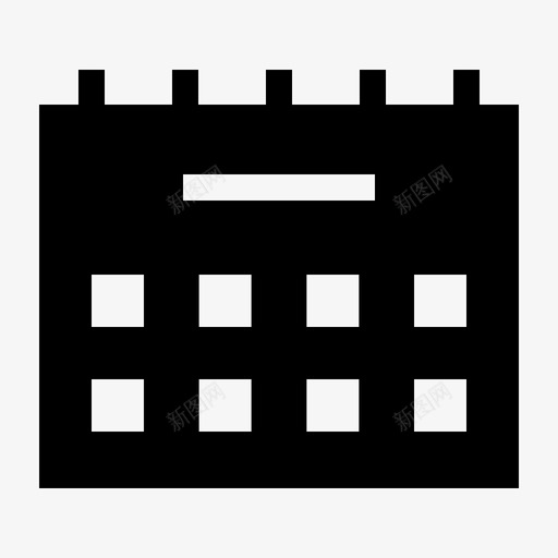 日历业务办公室svg_新图网 https://ixintu.com 办公室 日历 业务 日程表 工作 字形