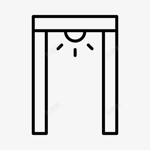 安检扫描仪飞机旅游svg_新图网 https://ixintu.com 旅游 安检 扫描仪 飞机 机场