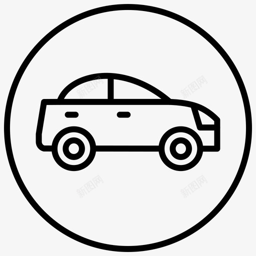 豪车出租车网上订车svg_新图网 https://ixintu.com 豪车 出租车 网上 订车 车帽 勾画 画圈