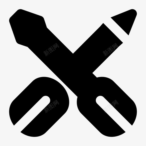 螺丝刀十字日svg_新图网 https://ixintu.com 螺丝刀 十字 日人 人工 工具 工人 劳动日 设置 字形