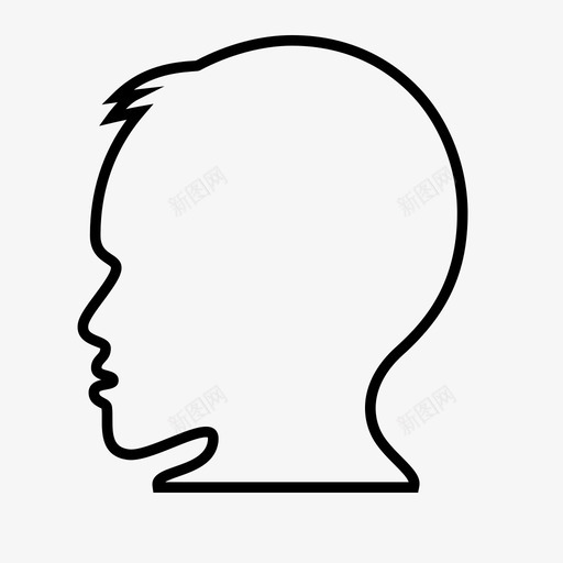 男孩的头孩子的头人类的大脑svg_新图网 https://ixintu.com 男孩 孩子 头人 人类 大脑