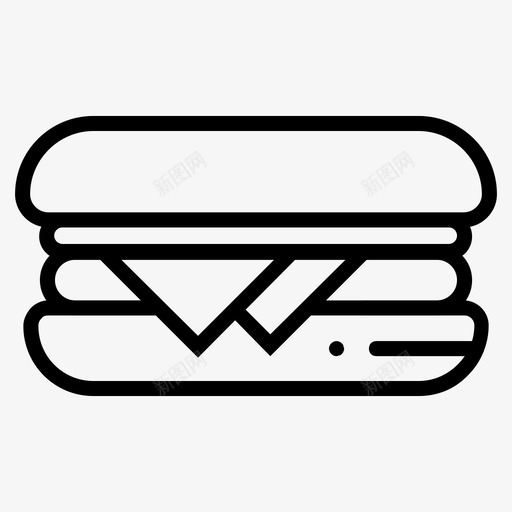 奶酪汉堡面包吃svg_新图网 https://ixintu.com 奶酪 汉堡 面包 包吃 食物