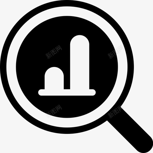 分析报告图表增长svg_新图网 https://ixintu.com 分析报告 图表 增长 放大镜 统计分析