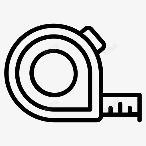 卷尺施工测量英寸卷尺svg_新图网 https://ixintu.com 卷尺 测量 施工 英寸 标尺 工具 工具集 矢量 矢量图 图标