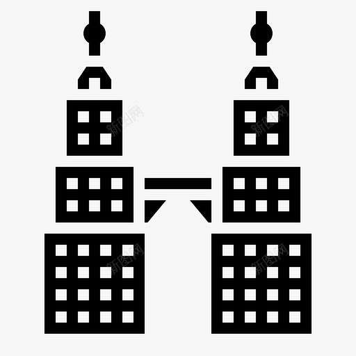 马石油大厦吉隆坡landmarksvg_新图网 https://ixintu.com 马石油 石油 大厦 吉隆坡