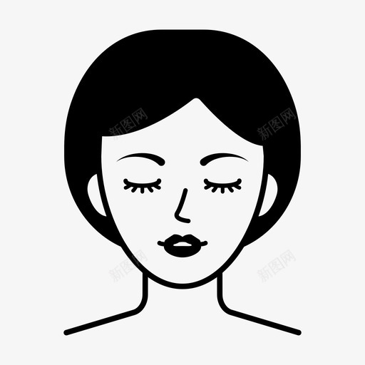 女人的脸美女闭着眼睛svg_新图网 https://ixintu.com 女人 人的 漂亮 脸女 美女 闭着 眼睛 女孩 亮的 人脸