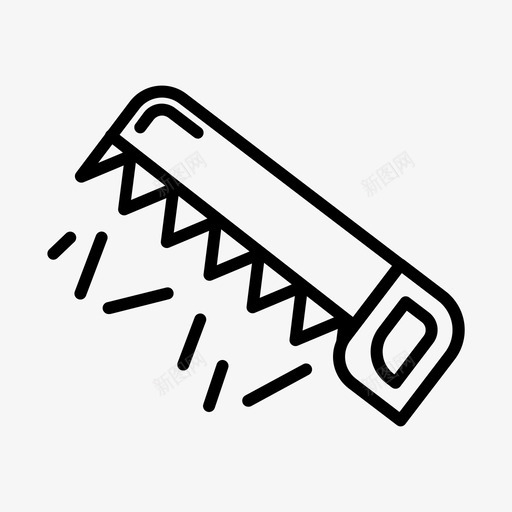 锯建筑承包商svg_新图网 https://ixintu.com 建筑 承包商 设备 工业建筑 像素