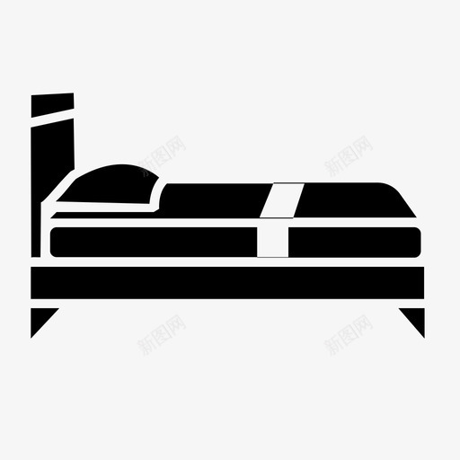 床卧室梦svg_新图网 https://ixintu.com 家具 卧室 休息