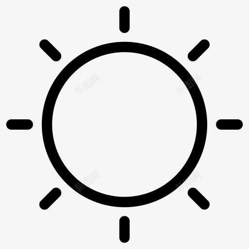 阳光亮度ui设计svg_新图网 https://ixintu.com 阳光 光亮度 设计