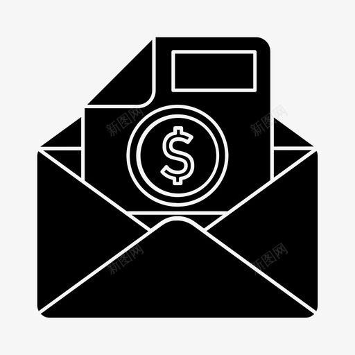 账单发送商业金融svg_新图网 https://ixintu.com 账单 发送 商业 金融