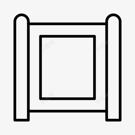 围墙建筑大门svg_新图网 https://ixintu.com 围墙 大门 建筑