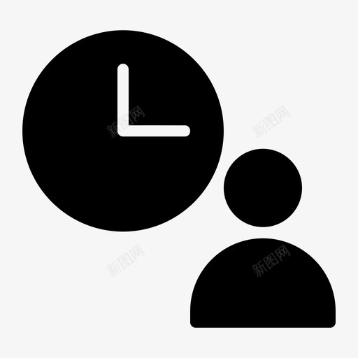 人物历史人物时间svg_新图网 https://ixintu.com 历史人物 人物 时间 计时器