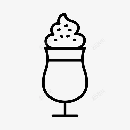 冰咖啡咖啡馆饮料svg_新图网 https://ixintu.com 咖啡 饮料 咖啡馆 维也纳
