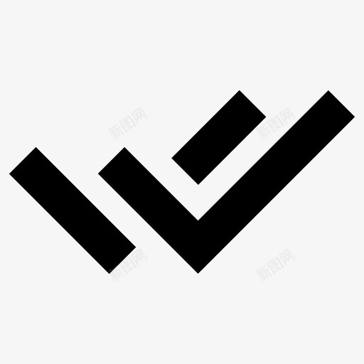 双勾成功svg_新图网 https://ixintu.com 双勾双 成功