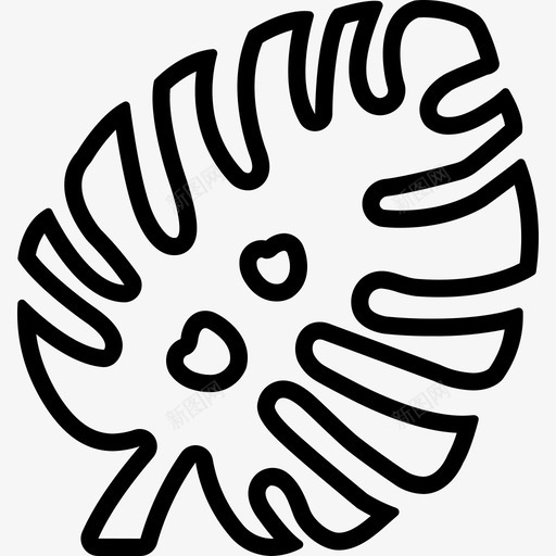 怪兽叶植物学自然svg_新图网 https://ixintu.com 怪兽 植物学 叶怪兽 自然