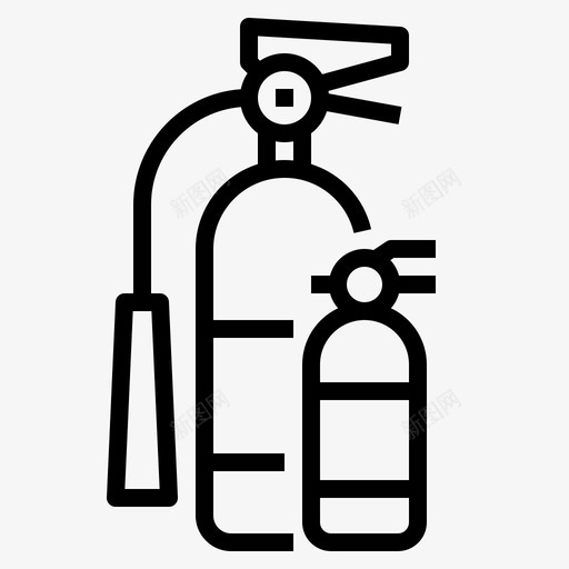 灭火器火保险箱svg_新图网 https://ixintu.com 灭火器 保险箱 保安 石油