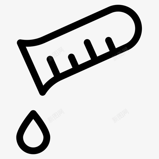 试管化学液体svg_新图网 https://ixintu.com 试管 化学 液体 倾倒 科学