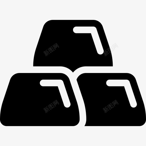 金锭金条金融svg_新图网 https://ixintu.com 金锭 金条 金融