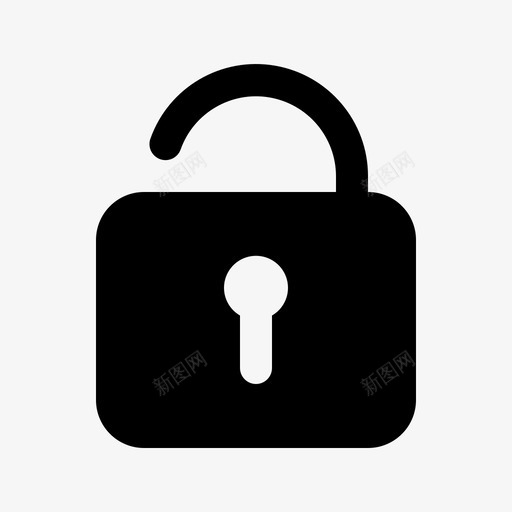 解锁挂锁用户界面基本坚固svg_新图网 https://ixintu.com 解锁 挂锁 用户界面 基本 坚固