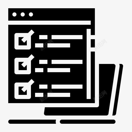 web测试bug检查表svg_新图网 https://ixintu.com 测试 检查表 开发
