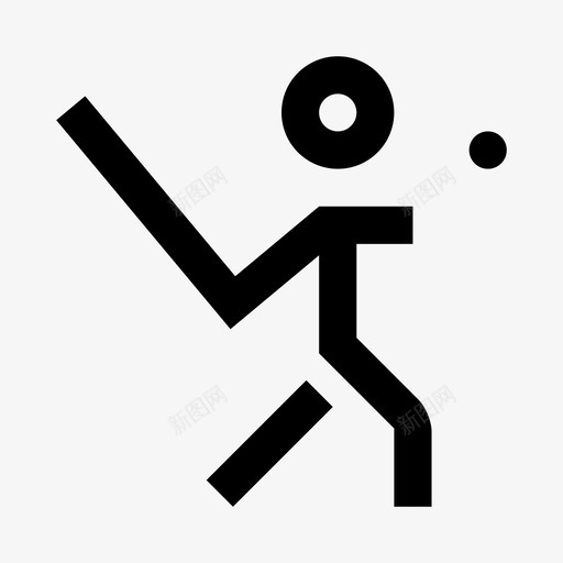 棒球手球棒人svg_新图网 https://ixintu.com 棒球 球手 球棒 人运 动人