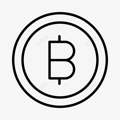 泰铢银行货币svg_新图网 https://ixintu.com 货币 泰铢 银行 金融