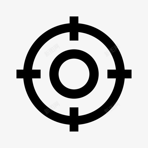 gps十字准线导航svg_新图网 https://ixintu.com 十字 准线 导航