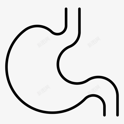 胃腹部消化svg_新图网 https://ixintu.com 腹部 消化 胃肠 病学 人体