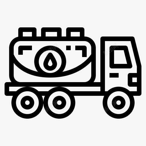 油罐车石油运输svg_新图网 https://ixintu.com 油罐车 石油 运输 卡车 加油站