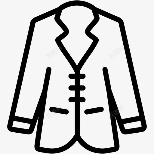 外套时装服装svg_新图网 https://ixintu.com 服装 外套 时装 夹克 冬季 配件