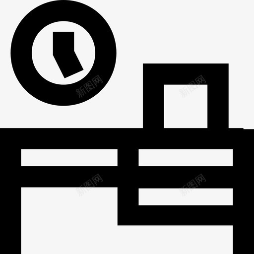 桌子学习学习时间svg_新图网 https://ixintu.com 学习 桌子 时间 时间学
