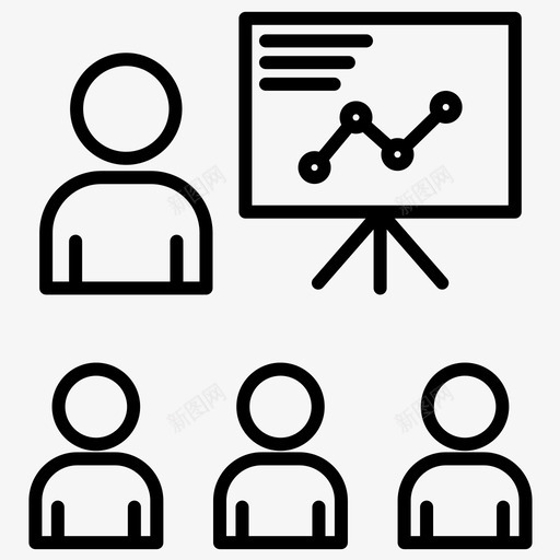演示文稿董事会会议svg_新图网 https://ixintu.com 演示 文稿 董事会 会议 办公室 商务 财务 加粗 粗线条