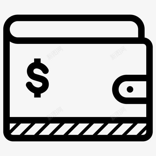 带币钱包皮革支付svg_新图网 https://ixintu.com 带币 钱包 皮革 支付 储蓄 商务办公