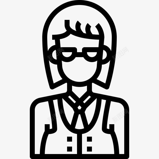 经销商头像女性svg_新图网 https://ixintu.com 女性 经销商 头像 个人 女性化 化身