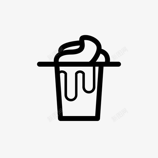 冰饮料冰咖啡奶昔svg_新图网 https://ixintu.com 饮料 咖啡 奶昔 冰沙 咖啡店 像素