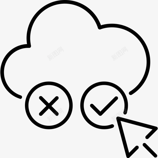 选择云互联网svg_新图网 https://ixintu.com 选择 互联网 存储 测试 服务