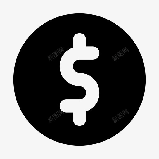 余额硬币美元svg_新图网 https://ixintu.com 支付 余额 硬币 美元 电子商务 字形