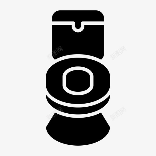 卫生间卫生设施盥洗室svg_新图网 https://ixintu.com 卫生间 卫生 设施 盥洗室 水管 实心 马桶
