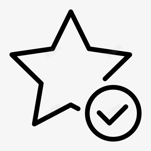 检查星号书签完成svg_新图网 https://ixintu.com 检查 星号 书签 完成 收藏夹