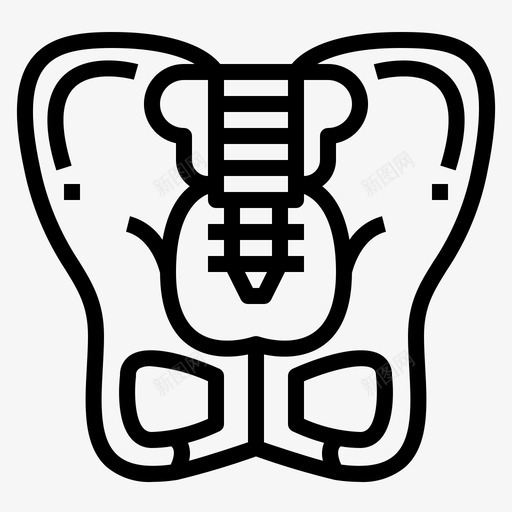 骨盆身体部位人体svg_新图网 https://ixintu.com 人体 骨盆 身体 部位 医学 器官 图标