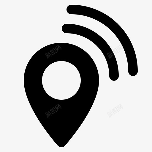 共享位置地图地图图钉svg_新图网 https://ixintu.com 地图 共享 位置 导航 图钉 实心