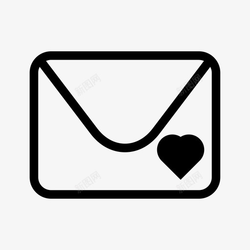 爱的信封邮件留言svg_新图网 https://ixintu.com 爱的 信封 邮件 留言